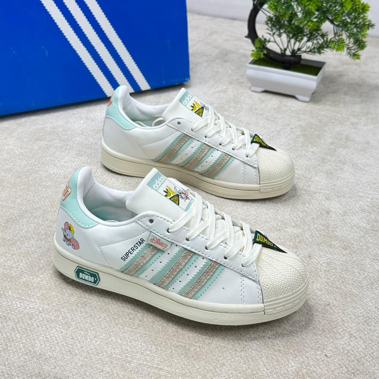 Adidas Superstar x Disney Dumbo Mint Edition