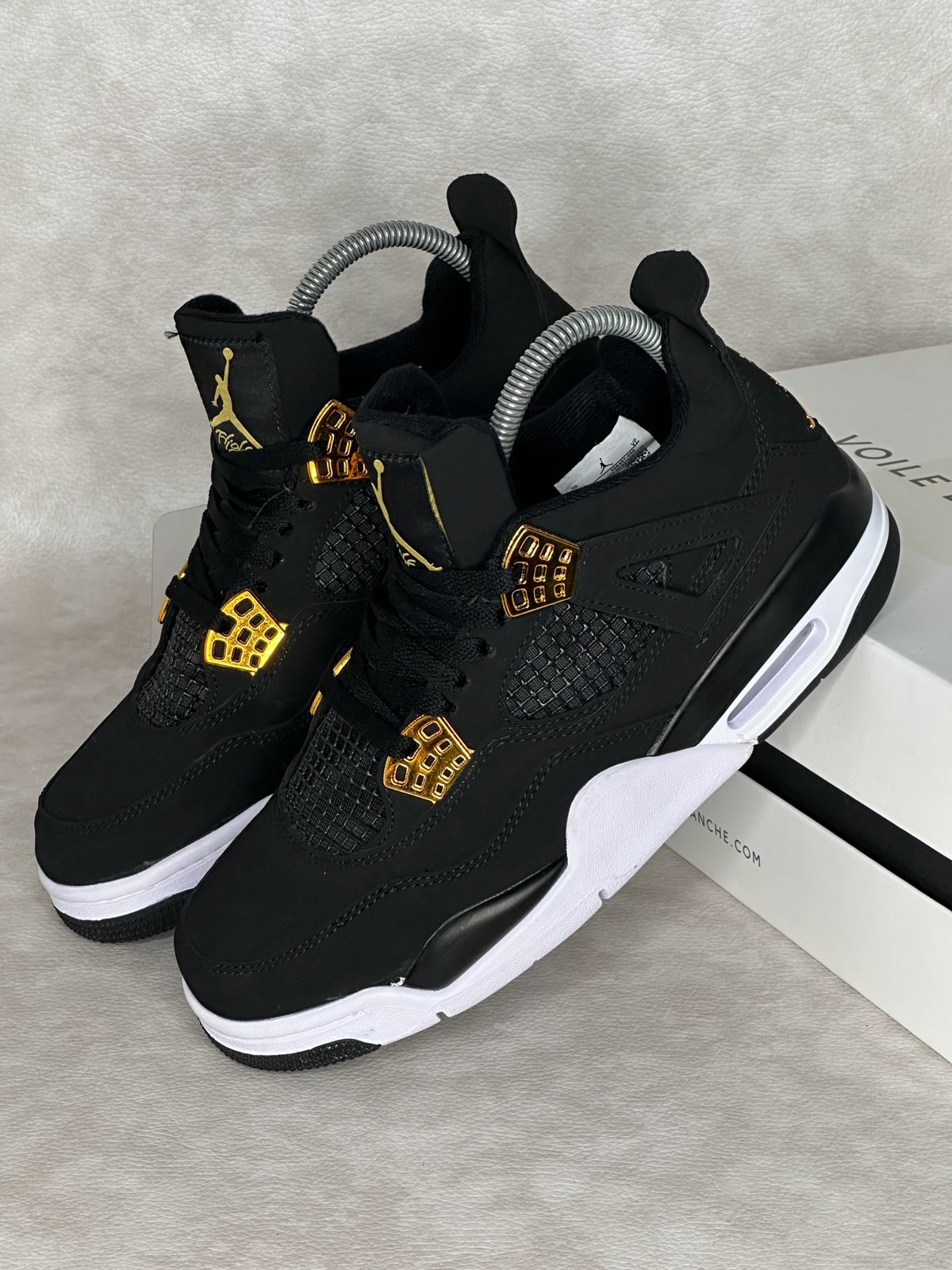 Jordan 4 Retro Black Cat Gold