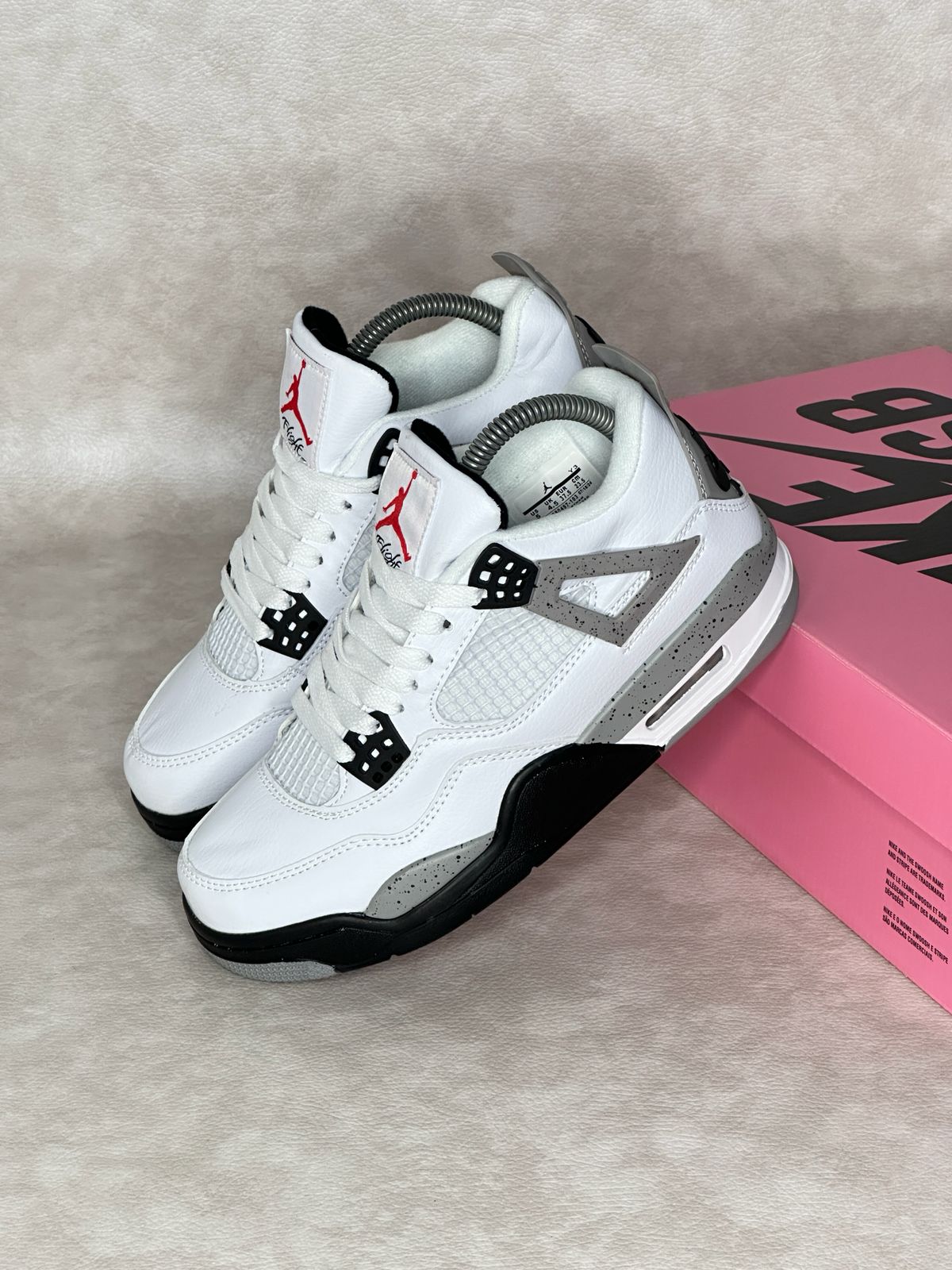 Jordan 4 Retro White Cement Grey