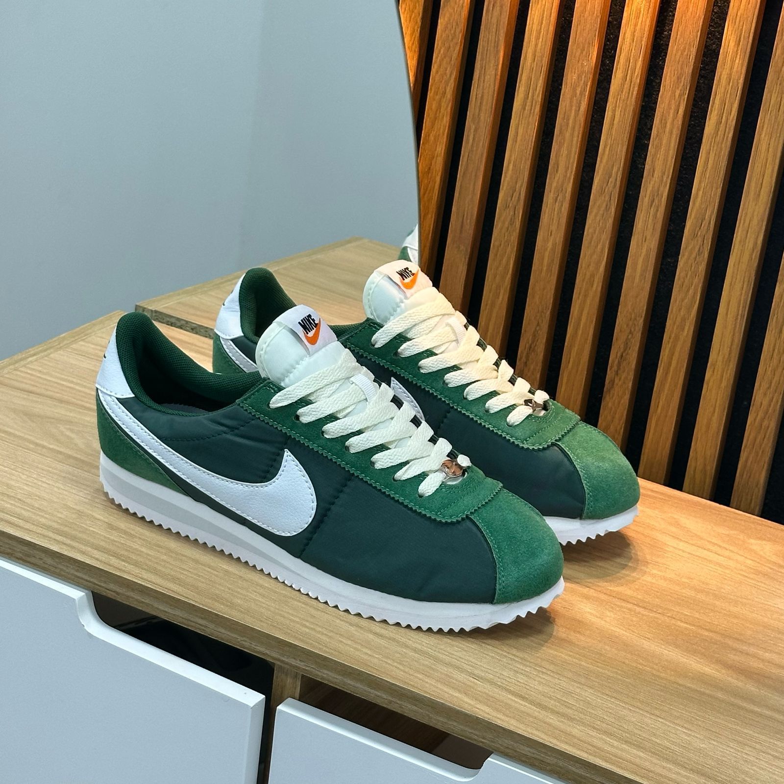 Nike Cortez Green & White