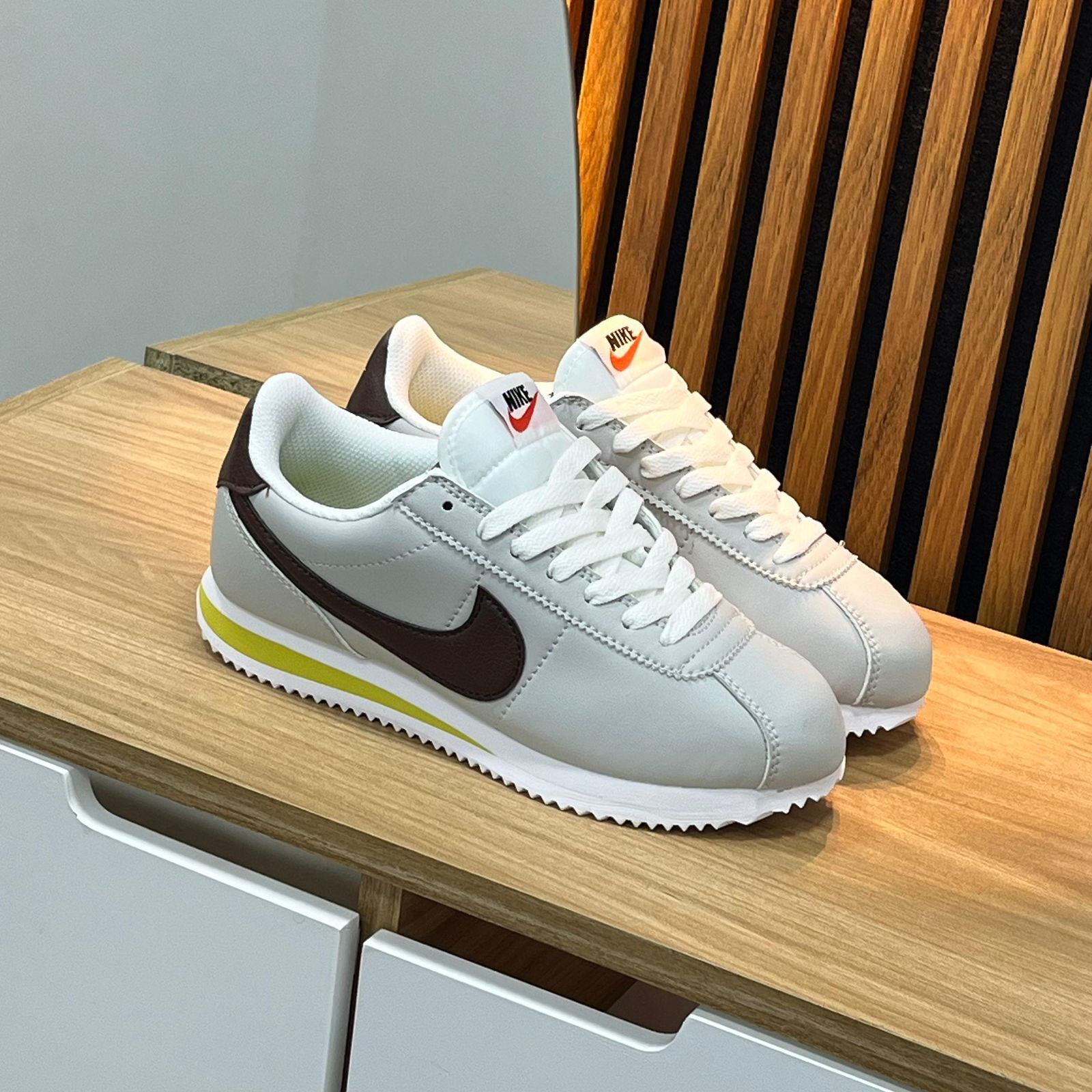 Nike Cortez Grey & Yellow