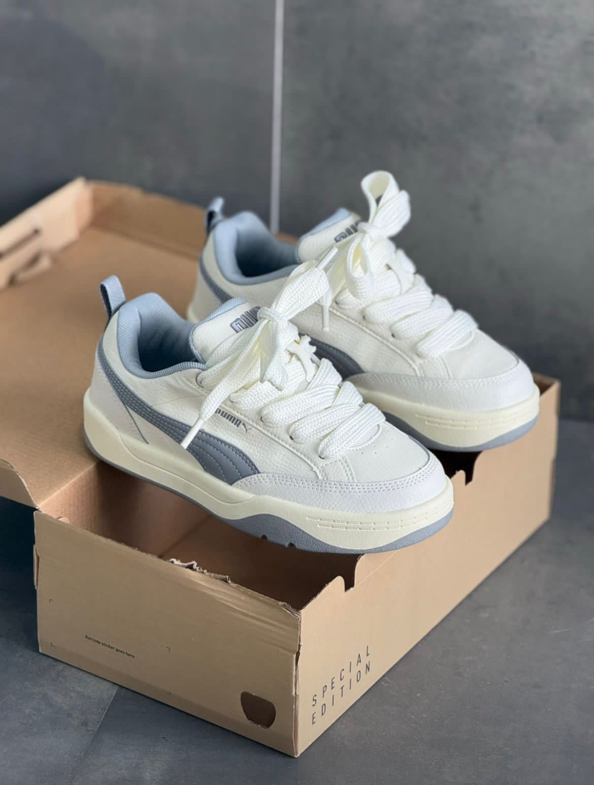 Puma Classic White & Grey